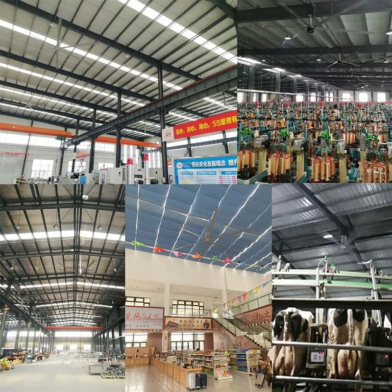 يمكن استخدام مراوح HVLS الصناعية في المناسبات الخارجية