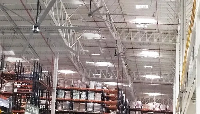 لماذا تفضل المستودعات مراوح HVLS الصناعية؟